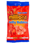 Millions Iron Brew Jelly Babies Bag 150g - 10 x 150g Bags