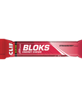 Clif Bloks Energy Chews Strawberry Flavour + Caffeine Bar 60g - 18 x 60g Bars