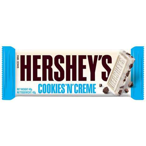 Hershey's Cookies 'N' Creme Bars 40g - 24 x 40g Bars