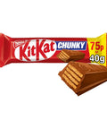 KitKat Chunky Milk Chocolate Bar 40g PMP 75p - 24 x 40g Bars