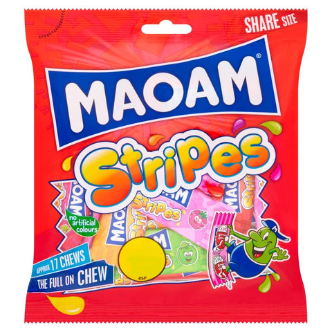 MAOAM Stripes 140g £1.25 PMP - 14 x 140g Bags