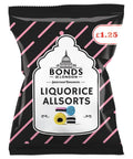 Bonds Liquorice Allsorts Bags 130g £1.25 PMP - 12 x 130g Bags