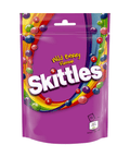 Skittles Vegan Wild Berry Sweets Pouch Bag 136g - 15 x 136g Bags