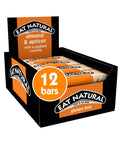 Eat Natural Almond & Apricot with a Yoghurt Coating Fruit & Nut Bars 40g - 12 x 40g Bars