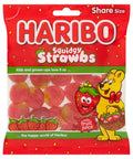 Haribo Squidgy Strawbs Share Bag 160g - 12 x 160g Bags