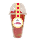 Bonds Giant Strawberries Candy Cup 260g - 8 x 260g Cups