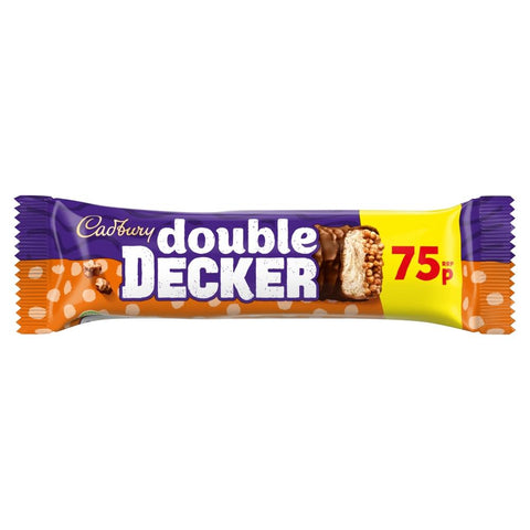 Cadbury Double Decker Chocolate Bar 54.5g 75p PMP - 48 x 54.5g Bars