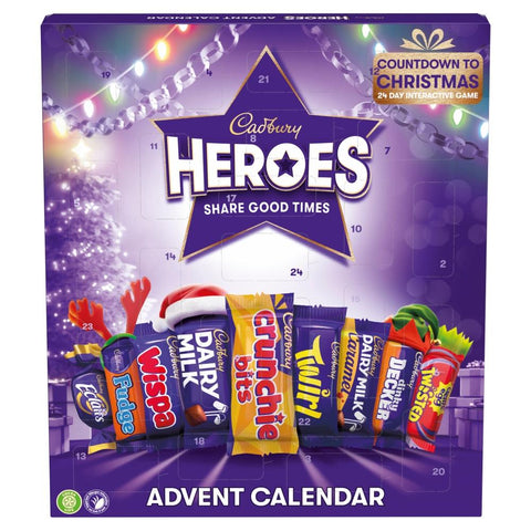 Cadbury Heroes Chocolate Advent Calendar 230g