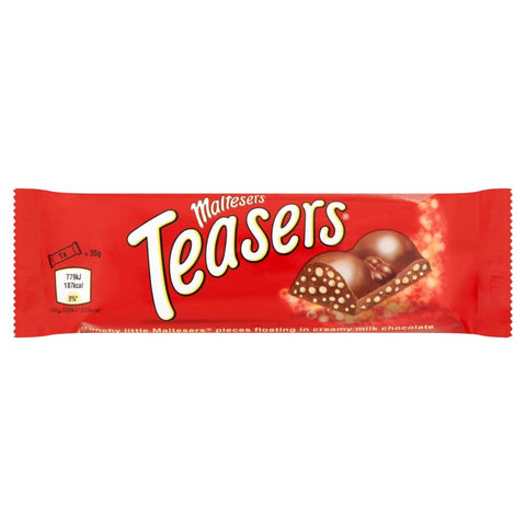 Maltesers Teasers Milk Chocolate & Honeycomb Snack Bar 35g - 24 x 35g Bars