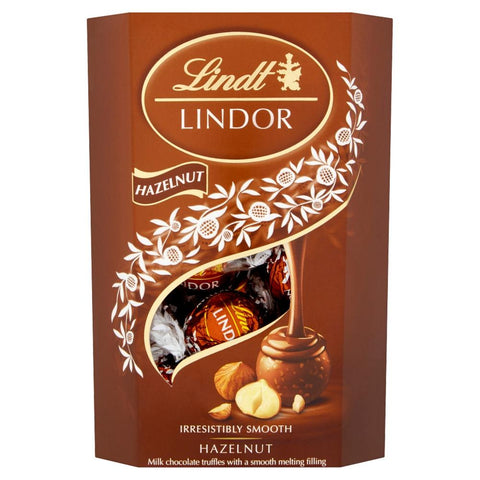 Lindt Lindor Hazelnut Truffles Chocolate Truffles 200g