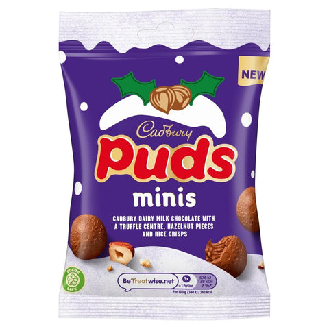 Cadbury Puds Minis Bag 73g - 22 x 73g Bags