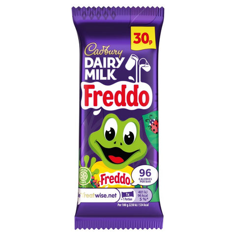 Cadbury Dairy Milk Freddo Chocolate Bar 18g 30p PMP - 60 x 18g Bars