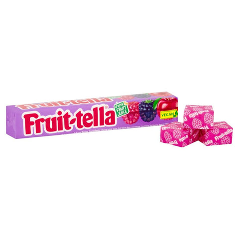 Fruit-tella Berries & Cherries Stick 41g - 40 x 41g Sticks