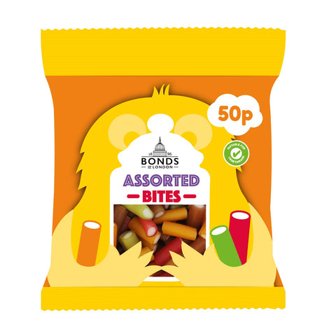 Bonds Assorted Bites Treat Bags 50g 50p PMP - 20 x 50g Bags