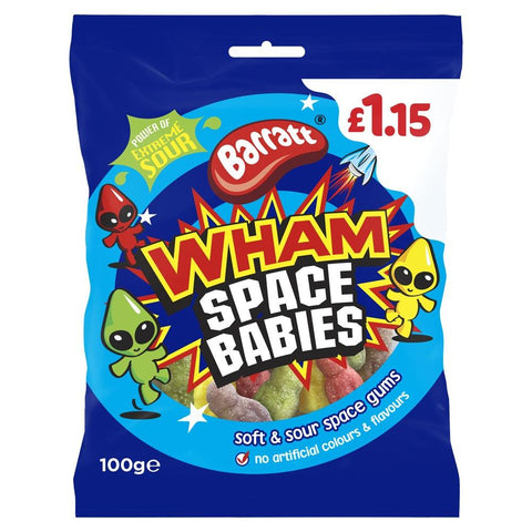 Barratt Wham Space Babies 100g - 12 x 100g Bags