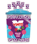 Vimto Zero Mix Fruit Flavoured Lollipops Jar - 125 x 8.3g Lollipops