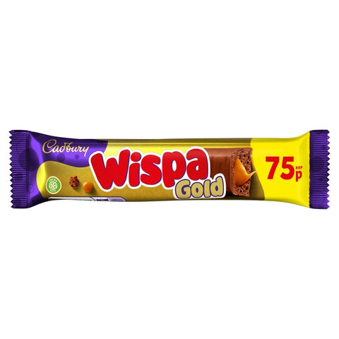 Cadbury Wispa Gold Chocolate Bar 48g 75p PMP - 48 x 48g Bars