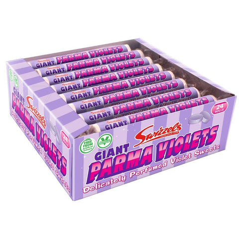 Swizzels Giant Parma Violets 40g - 24 x 40g Rolls