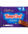 Cadbury Timeout Milk Chocolate Covered Wafer 6 Pack 108g - 13 x (6 x 18g) Multipacks