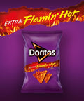 Doritos Extra Flamin' Hot Sharing Bag Crisps 70g £1.25 PMP - 15 x 70g Bags