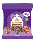 Bonds Rainbow Buttons Treat Bags 40g 50p PMP - 20 x 40g Bags