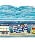 Sweetzone Giant Fizzy Blue Raspberry Bottles 10p Tub