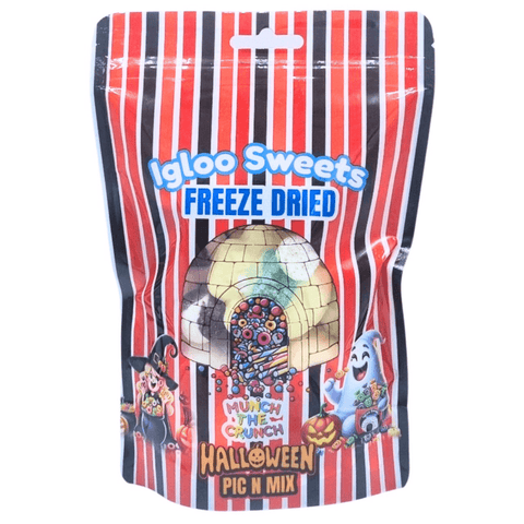 Igloo Halloween Pic n Mix Freeze Dried Sweets Pouch 90g - 10 x 90g Pouches