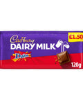 Cadbury Dairy Milk Daim Chocolate Bar 120g £1.50 PMP - 18 x 120g Bars