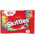 Skittles Vegan Fruits Sweets Bag 18g 20p PMP - 72 x 18g Bags