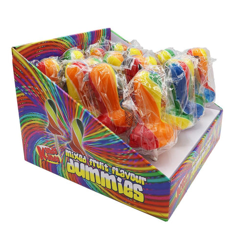 Kandy Kandy Mixed Fruit Dummy 120g - 16 x 120g Lollipops