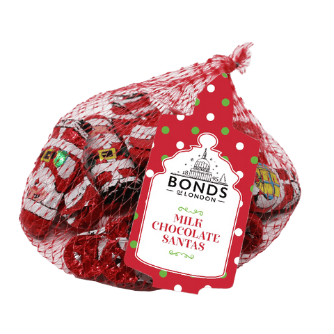 Bonds Net of Creme Filled Milk Chocolate Santas 60g - 65 x 60g Nets