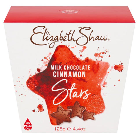 Elizabeth Shaw Milk Chocolate & Cinnamon Stars 125g