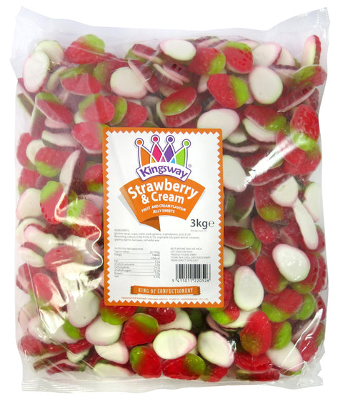 Kingsway Strawberry & Cream Jelly Sweets