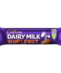 Cadbury Dairy Milk Whole Nut Chocolate Bar 45g - 48 x 45g Bars