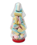 Christmas Tree Plastic Sweet Jar 630ml (Empty) - 16 x 630ml Jars (Empty)