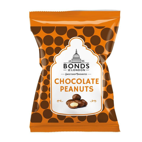 Bonds Chocolate Peanuts Bag 75g - 12 x 75g Bags