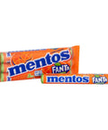 Mentos Fanta Chewy Dragees Orange Flavour 3 Pack 114g - 25 x (3 x 38g Rolls)