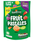 Rowntree's Fruit Pastilles Vegan Friendly Sweets Sharing Bag 114g £1.25 PMP - 10 x 114g Bags