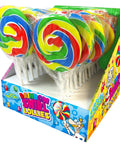 Crazy Candy Factory Rainbow Swirl Lollipops 55g - 24 x 55g Lollipops