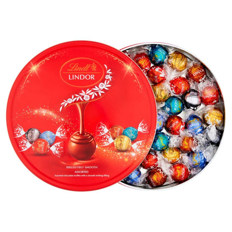 Lindt Lindor Irresistibly Smooth Assorted Truffles Tin 450g