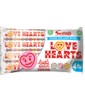 Swizzels Limited Edition Emojis Love Hearts 4 Pack 105g - 12 x (4 x 105g) Packs