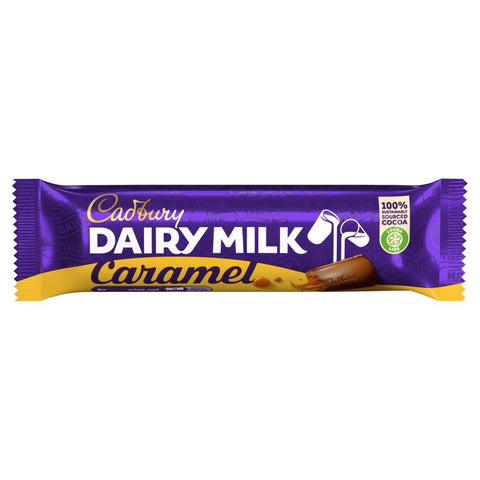 Cadbury Dairy Milk Caramel Chocolate Bar 45g - 48 x 45g Bars