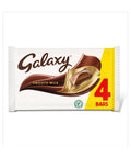 Galaxy Smooth Milk Chocolate Snack Bars Multipack Vegetarian 4x42g - 15 x 168g Multipacks