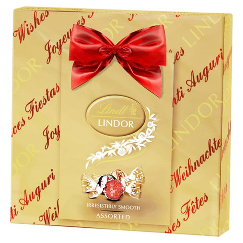 Lindt Lindor Assorted Chocolate Truffles Gift Wrapped Box 287g