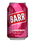 Barr Cherryade Flavoured Fizzy Drink Can 330ml - 24 x 330ml Cans