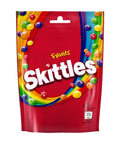 Skittles Vegan Chewy Sweets Fruit Flavoured Pouch Bag 136g - 15 x 136g Bags