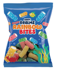 Candy Realms Fizzy Rainbow Bites Bag 170g - 12 x 170g Bags