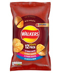 Walkers Meaty Variety Multipack Crisps 12 Pack