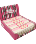 The Real Candy Co. Pink & White Nougat Bars 130g - 16 x 130g Bars