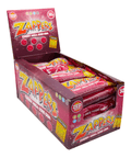 Zed Candy Zappers Cherry Mega Sour Gum 50g 50p PMP - 24 x 50g Bags